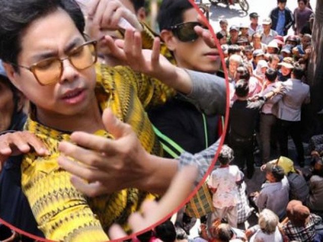 Nghìn người vây kín tổ rồng 100 tỷ của Ngọc Sơn nhận tiền trăm triệu, 10 tấn gạo