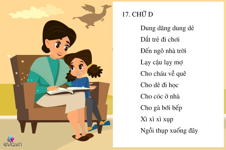 10 bai tho cho be mam non hoc chu cai cuc nhanh (tiep) - 9