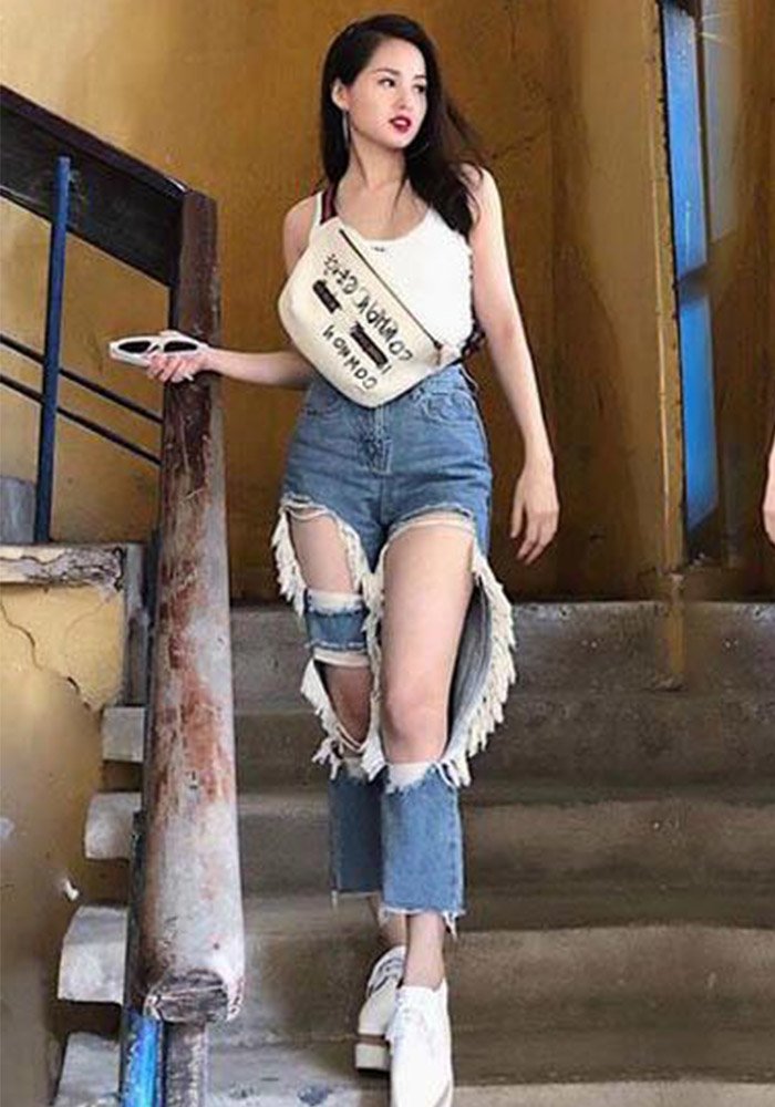 Quần tụt khoe nội y đã là gì, còn đầy xu hướng quái dị mà các sao Việt mê tít - 8