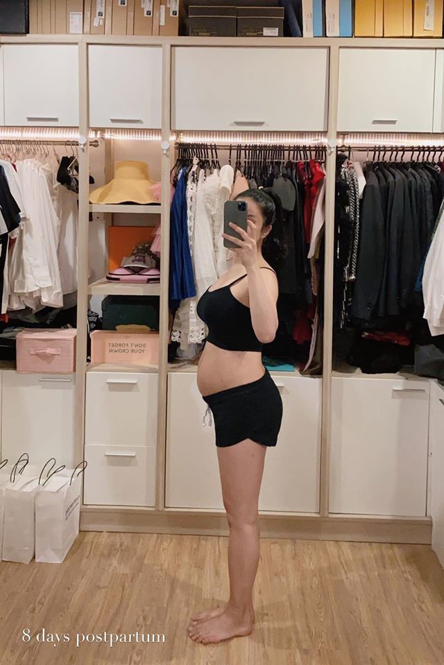 Tròn 1 tháng sau sinh, hot mom Diệp Lâm Anh tái xuất với vóc dáng không thể tin được - 4