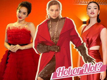 Đụng độ đàn em U20 với cây đồ đỏ rực, U40 Hồ Hà ghi điểm nhờ sắc vóc đẹp mê