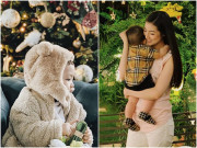 Làm mẹ - Lần hiếm hoi Á hậu Tú Anh khoe cận mặt con trai, ai cũng khen đáng yêu