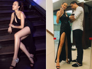 Bà bầu - Mới đẻ 10 ngày không chịu ở cữ, Phương Mai diện đầm "đi show", chồng Tây nghỉ làm trông con