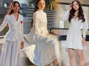 Thời trang - Thời trang trắng thanh lịch của Lương Thuỳ Linh tại Miss World 2019