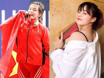 VĐV nữ đạt huy chương vàng môn cử tạ SEA Games 30 gây sốt vì vẻ ngoài xinh như mộng