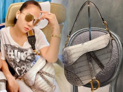 Thời trang - Tổng duyệt MUVN 2019, Thu Minh xách theo túi hiệu da cá sấu bạch tạng gần 1 tỷ