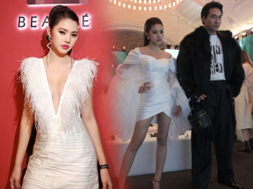 Đi sự kiện tại Thượng Hải, người đẹp “con nhà giàu” đem hẳn hai chiếc váy diện thay đổi