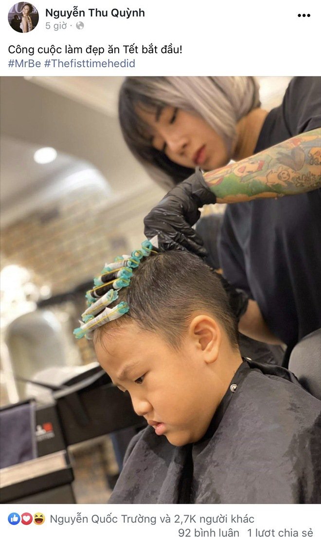 Sao Việt 24h: Dàn sao khoái chí trước cậu bé tóc xoăn, mắt híp giống hệt Hà Đức Chinh - 4
