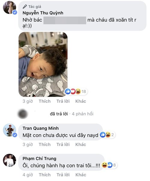 Sao Việt 24h: Dàn sao khoái chí trước cậu bé tóc xoăn, mắt híp giống hệt Hà Đức Chinh - 5