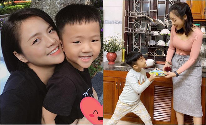 Sao Việt 24h: Dàn sao khoái chí trước cậu bé tóc xoăn, mắt híp giống hệt Hà Đức Chinh - 6
