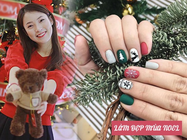 Nail đẹp đón Giáng Sinh: những kiểu móng rộn ràng mùa không khí lễ hội