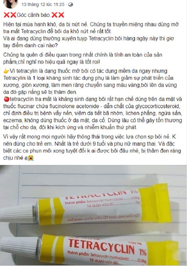 3. Hướng Dẫn Sử Dụng Thuốc Mỡ Tetracyclin