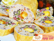 Bếp Eva - Mẹ đảm bày cách làm chả hoa ngũ sắc cho mâm cơm Tết đẹp mắt ai cũng tấm tắc khen