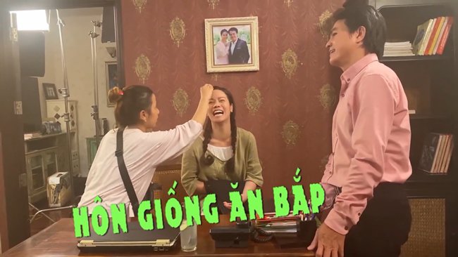 Đang hôn mùi mẫn, Nhật Kim Anh và Cao Minh Đạt vội tách ra vì một câu của đạo diễn - 2