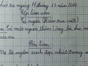 Tin tức - Bài văn tả mẹ "răng vàng khè sau làn môi đỏ" của HS lớp 5, ai đọc cũng bật cười