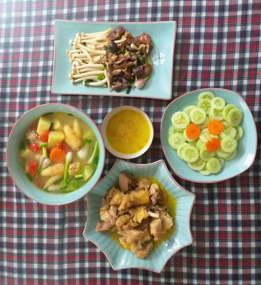 Từng không biết luộc gà, nàng dâu Bắc Ninh nấu những mâm cơm đề huề, chồng con gắp lia lịa - 9