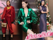 Thời trang - Phạm Quỳnh Anh-Hồ Hà "đối đầu" phong cách ấn tượng, Hoa hậu Ngọc Hân để lộ quần bảo hộ