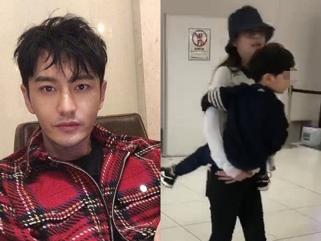 Huỳnh Hiểu Minh bỗng dưng mất tích, Angelababy một mình bế con trai ra ngoài