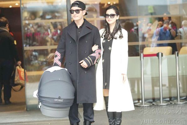 Huỳnh Hiểu Minh bỗng dưng mất tích, Angelababy một mình bế con trai ra ngoài - 5