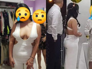 Tin tức - Cô dâu mặc đồ hớ hênh khoe vòng một "ngồn ngộn", dân mạng bình luận: "Trông như ở quán bar"