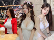 Làm đẹp - Nổi như cồn sau một bức hình ngồi uống cafe, hotgirl gây sốt vì mặt xinh, vòng 1 căng tròn