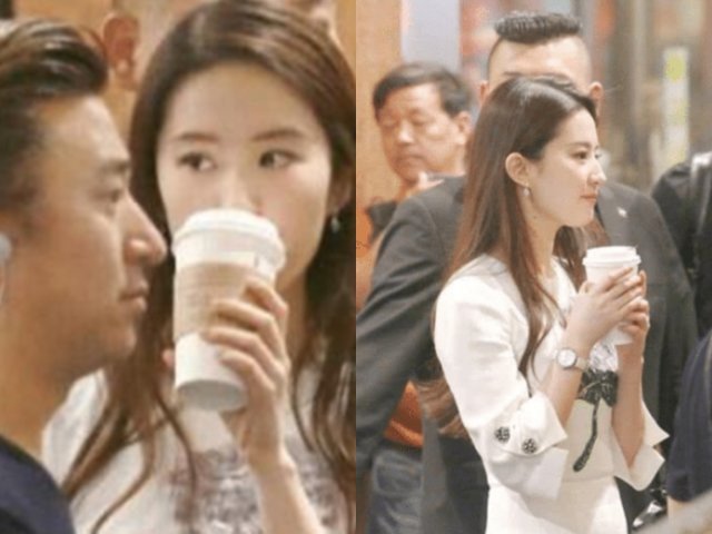 Người qua đường chụp Lưu Diệc Phi vừa đi vừa uống trà sữa, không cần chỉnh sửa vẫn nổi bật