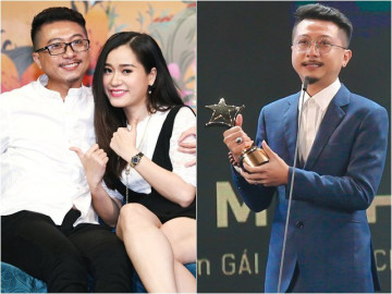 Hứa Minh Đạt cảm ơn vợ yêu bằng một từ thân thuộc khi đoạt giải thưởng lớn