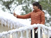 Xem ăn chơi - Lạc vào khu vườn châu Âu tuyết trắng giữa lòng Hà Nội