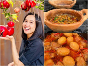 Bếp Eva - Hoa hậu 35 tuổi nấu món Tết, bạn bè nói: "Phụ nữ vậy mà chưa ai cưới cũng lạ"