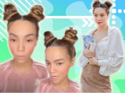 Làm đẹp - Năm mới đến, Hồ Ngọc Hà làm tóc Na Tra độc đáo không ai đụng hàng