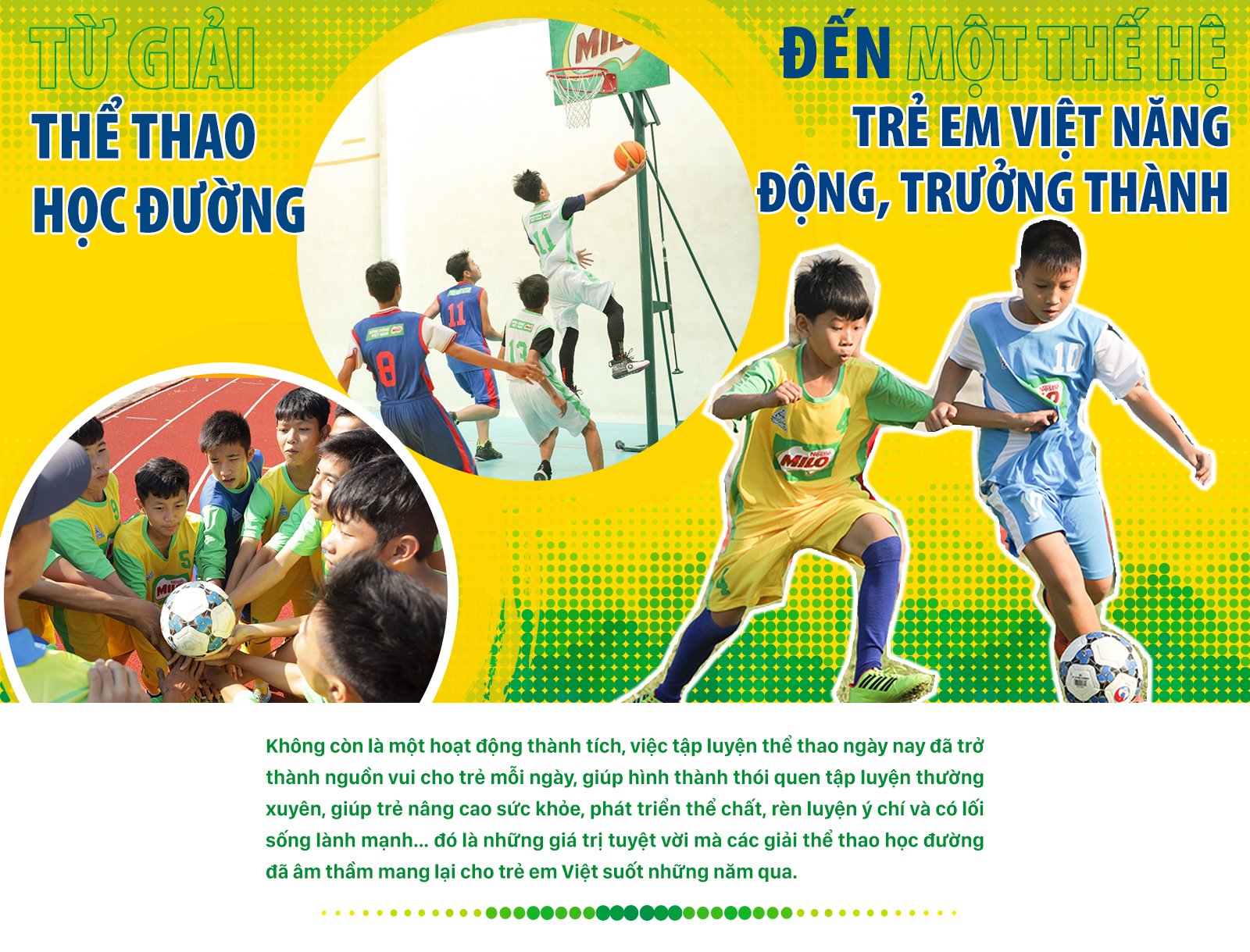 Từ giải thể thao học đường đến một thế hệ trẻ em Việt năng động, trưởng thành - 1