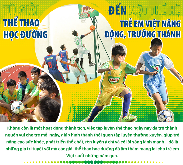 Từ giải thể thao học đường đến một thế hệ trẻ em Việt năng động, trưởng thành - 2