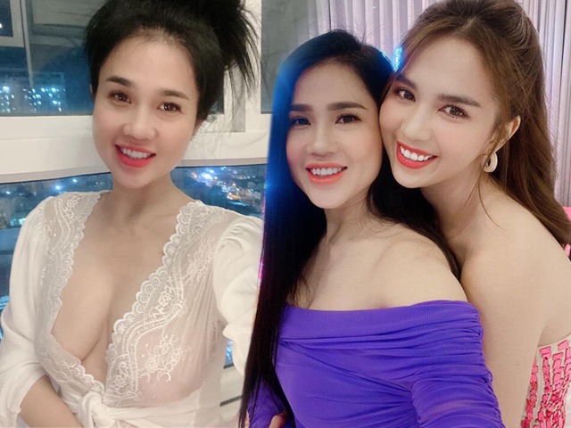 Vòng 1 phổng phao, chị gái Ngọc Trinh dù gái 3 con vẫn mặc trễ nải chẳng thua em gái