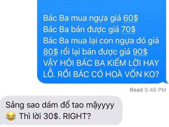 Tin tức 24h: Xuất hiện bài toán gây lú nhất MXH hôm nay, đến dân kinh tế cũng bó tay
