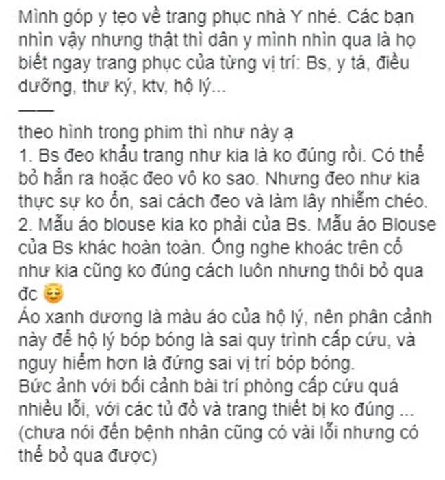 Phim mới của Thu Quỳnh: Bác sĩ đeo khẩu trang sai cách, lính cứu hỏa amp;#34;quênamp;#34; phòng độc - 7