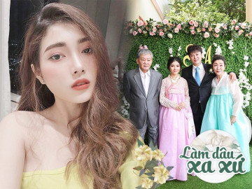 Làm dâu Hàn Quốc, 9X Việt được bố chồng chiều, xin tiền vợ mua gà rán cho con dâu