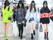 Thời trang - U40 Dương Mịch vẫn nghiện mốt giấu quần hack tuổi, chị em học nhanh khi gió mùa về