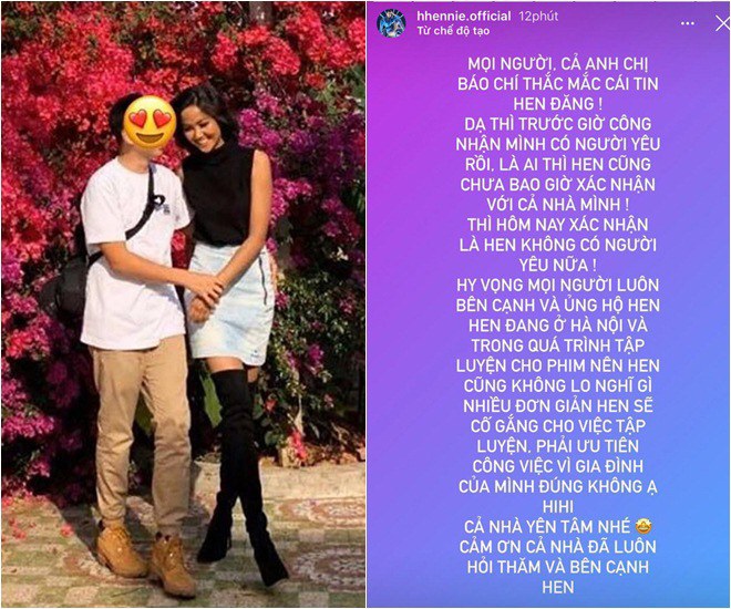 Sao Việt 24h: Nửa đêm, Hamp;#39;Hen Niê xác nhận đã chia tay bạn trai làm dân tình amp;#34;dậy sóngamp;#34; - 1