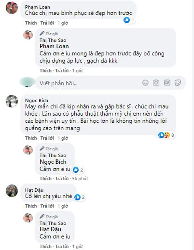 Cô dâu Thu Sao tiết lộ: “May chị đi khám, bác sĩ nói để lâu là méo miệng cả đời” - 4