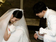 Clip Eva - Nam Anh và hôn phu diện đồ cô dâu chú rể, ôm mèo đi dự sự kiện