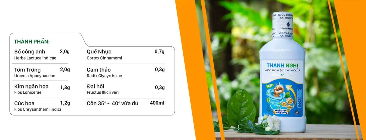 Nước súc miệng cai thuốc lá Thanh Nghị - giải pháp hỗ trợ cai thuốc lá hiệu quả - 2