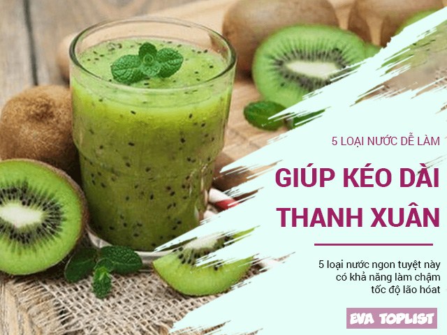 5 loại nước ép dễ làm được ví như thần dược có khả năng kéo dài thanh xuân