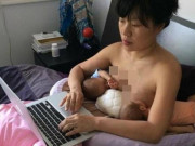 Làm mẹ - Đang học online, nữ sinh viên xin tắt camera để chăm con nhưng thầy giáo từ chối