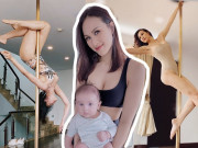 Làm đẹp - Siêu mẫu Phương Mai hậu sinh nở: hình thể còn đẹp hơn thời chưa giải nghệ nhờ mê múa cột