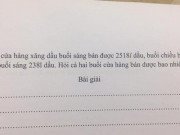 Tin tức - Bài toán tiểu học mà học sinh giỏi xin thua, cộng đồng mạng tức anh ách vì vô lý