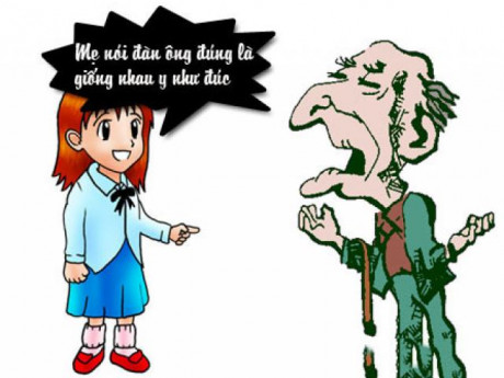 Truyện cười hay: Đàn ông đúng là giống nhau như đúc