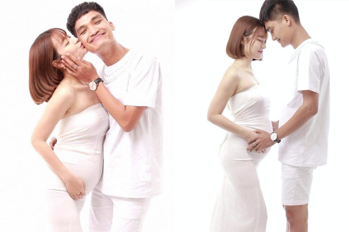 Hẹn hò 5 năm nhưng chưa cưới, Mạc Văn Khoa khoe bạn gái mang bầu to như sắp đẻ - 3
