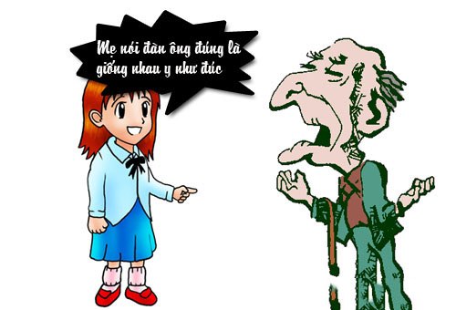 Truyện cười hay: Đàn ông đúng là giống nhau như đúc - 3