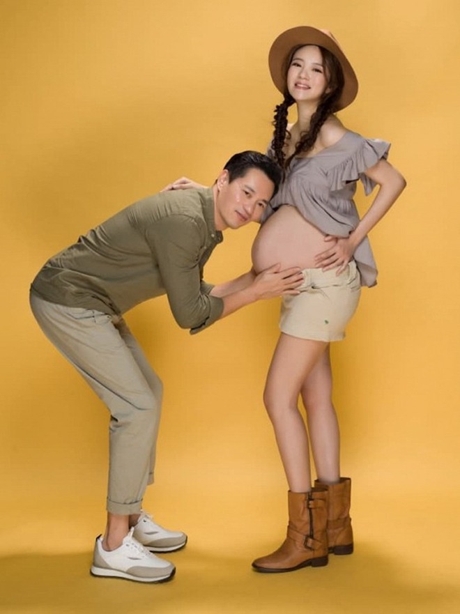 Bà bầu đẹp nhất xứ Đài gọi tên amp;#34;An công chúaamp;#34;: Vạch váy khoe bụng ai cũng trầm trồ - 6