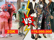 Thời trang - Mặc kệ áo mưa 20k bán nhan nhản, hội nhà giàu thích tốn vài chục triệu diện cho sang người
